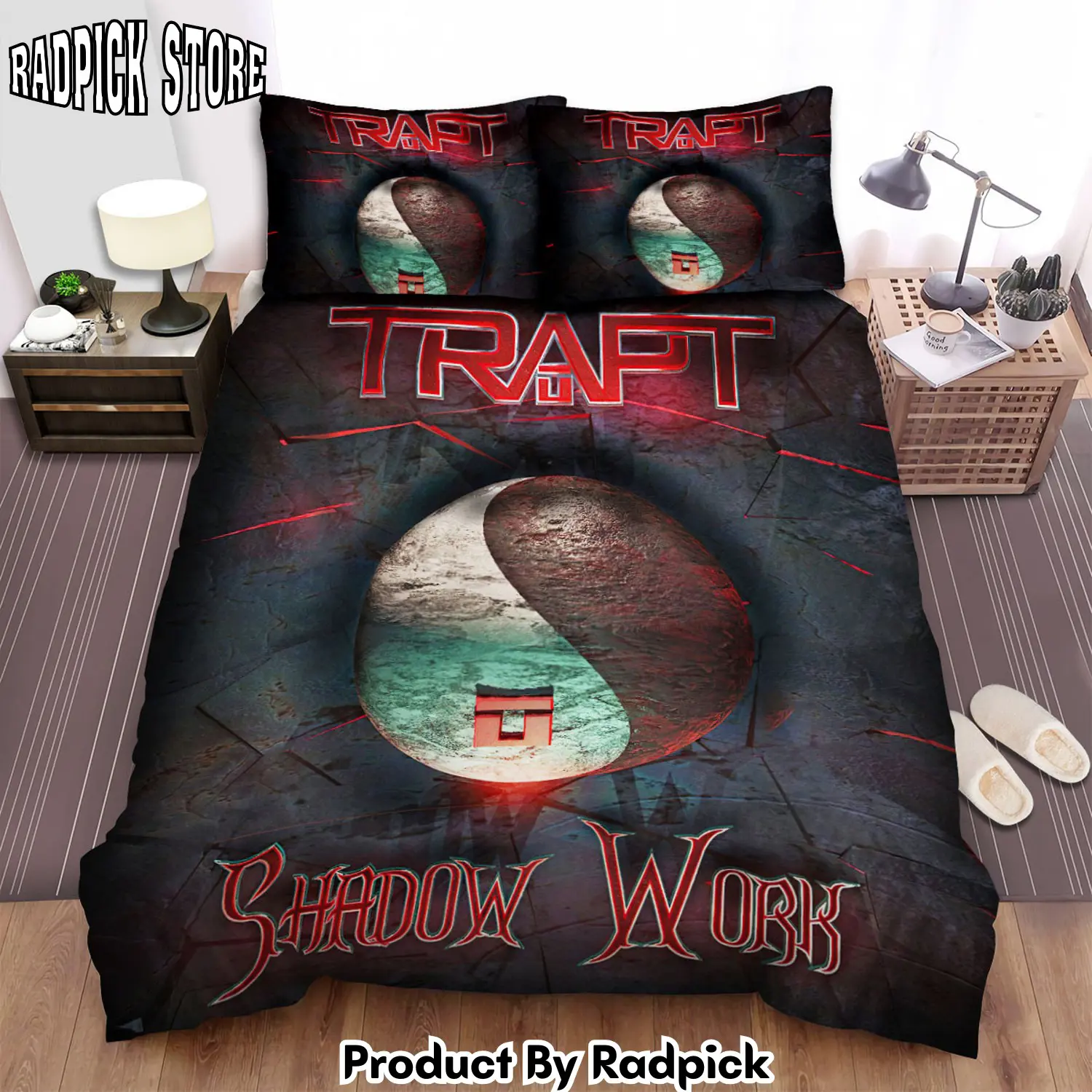 Radpick trapt shadow work bed sheets spread comforter duvet cover bedding sets rp327638
